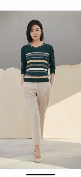 3F声雨竹针织衫