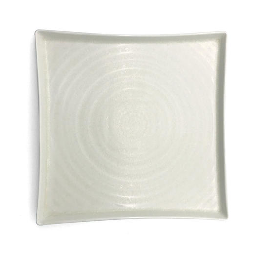 DXC北欧风正方形创意平底陶瓷盘子 简约好看家用网红陶瓷餐具菜盘 商品图1