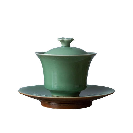 茶香记 梅子青如花盖碗 设计感足 现代感 樱花元素 高性价比 商品图4