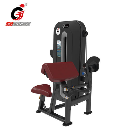 【塑形器械】E6825商用力量健身房室内45度肱二头肌综合训练器二头肌屈伸器材 商品图3