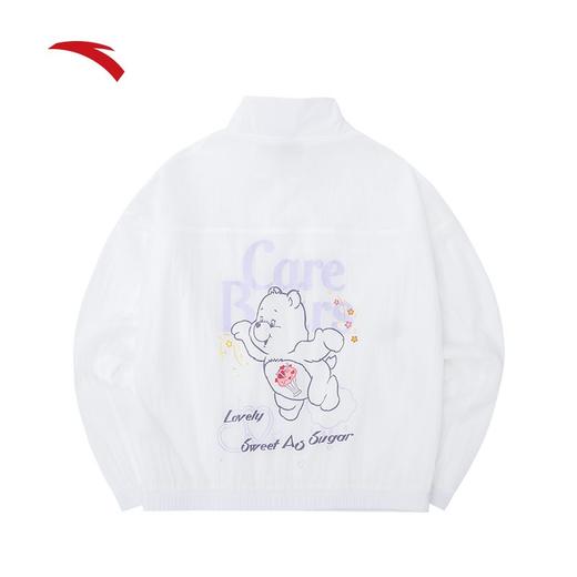 【XL断码】爱心小熊联名款安踏运动外套女新款梭织宽松休闲潮流上衣162238604【无货退款】 商品图6