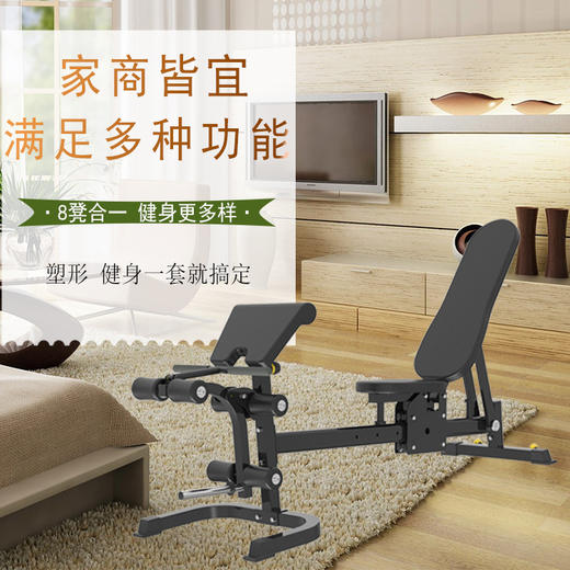 【塑形器械】ZH11多种功能训练椅家用多种功能哑铃凳可调健身椅商用健身房力量 商品图1