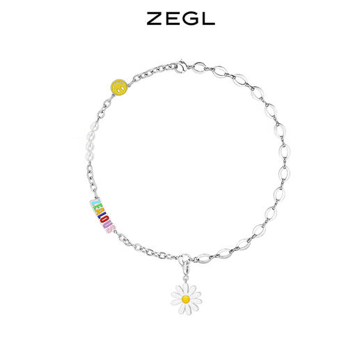 ZEGL设计师自定饰系列DIY项链女小众人造珍珠拼接锁骨链配饰套装 商品图2