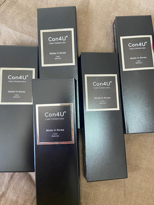 Con4u旗下 · 奥利奶茶&中古咖咖&在逃猫咪&爱喜啵啵&魔女啾啾&蓝盐喔喔&泡腾吸吸· 日抛十片 国产韩产混发 商品图3