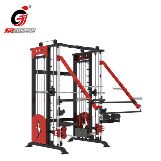 【塑形器械】综合史密斯训练器 健身房单位商用家用深蹲龙门架飞鸟健身器材 商品图0