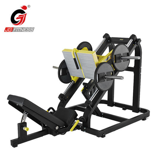 【塑形器械】1910A倒蹬机45度倒蹬机健身房倒蹬训练器斜蹬腿训练腿举健身器材 商品图0