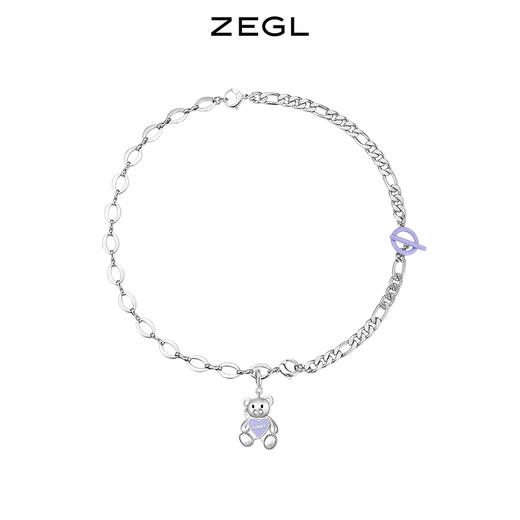 ZEGL设计师自定饰系列DIY项链女小众人造珍珠拼接锁骨链配饰套装 商品图3