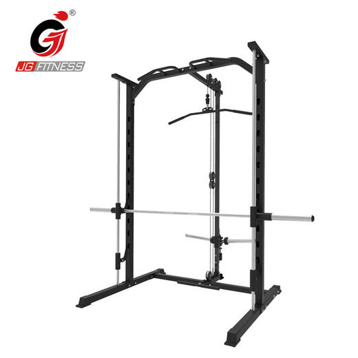 【塑形器械】简易史密斯 家用商用多功能力量综合训练器 高低拉训练 商品图2