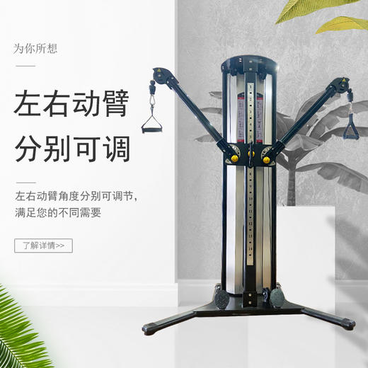 【塑形器械】摆臂绳索训练器 商用家用多功能史密斯飞鸟训练 健身器材源头 商品图3