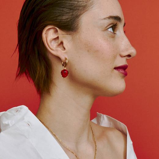 北京仓｜Ninfa-Strawberry-草莓 耳环（单只）［葡萄牙设计师］ 商品图0