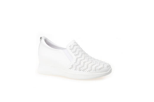 豪麟名鞋奥莱迪嘉女装牛皮革时尚休闲鞋DJXXO22WX211白色 原价1660元 商品图0