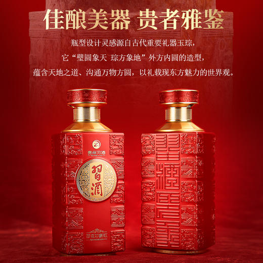 习酒  印象红  酱香型 53度  500ml*6整箱装 商品图1