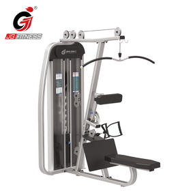 【塑形器械】1059高低拉一体机健身房商用高低拉背力量器械肩背部肌肉两用机