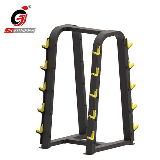 【塑形器械】杠铃杆架商用健身房家用固定杠铃存放架杠铃杆摆放支架力量器械 商品图1