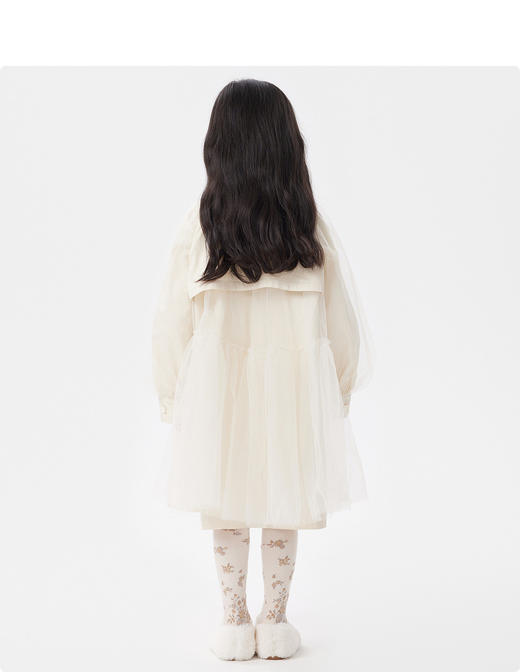 江南布衣童  22年秋款中长款纯色百搭风衣  1M8910500 商品图10