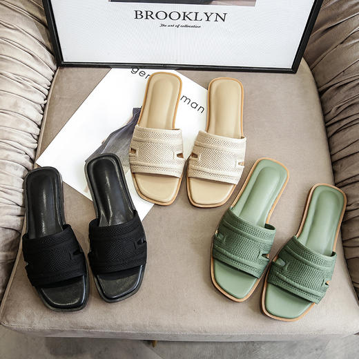 PARDORY   新款透气女鞋 蝴蝶结尖头蛋卷鞋&巴洛克风单鞋&飞织镂空拖鞋&飞织宽面拖鞋，干净，利落，优雅，只一眼，便是浓郁女人味 商品图2