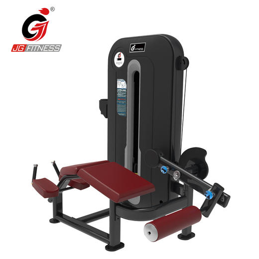 【塑形器械】E6837卧式曲腿健身房商用室内力量坐式伸曲腿俯卧曲腿腿部训练 商品图2