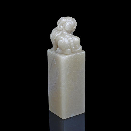 孤品012873:老性丹东石貔貅钮大方章-3.9*3.8*13.7cm 商品图1