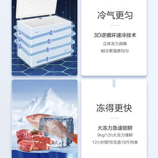 海尔（Haier）冰柜BC/BD-146HMP 商品图5