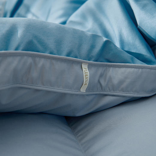 10楼 富安娜 蓝屿双面抗菌红嘴雁鸭绒四季被【绒子含量90%吊牌价3980-4580元 活动价1599-1699元 商品图1