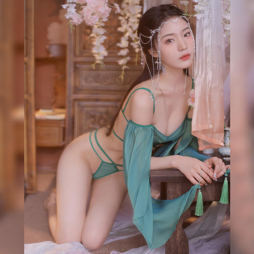 【西域风情 婀娜舞女】霏慕 阿依娜异域风情流苏水袖舞女装 情趣内衣 商品图13