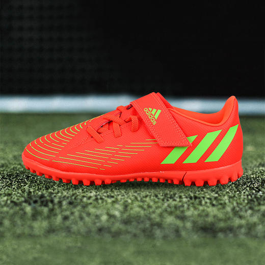 ADIDAS/阿迪达斯 PREDATOR EDGE.4 H&L TF J猎鹰青少年入门级魔术贴碎钉足球鞋GZ6015 商品图1