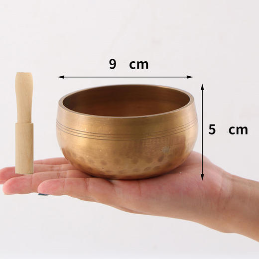 佛音钵瑜伽冥想钵西藏颂钵铜钵盂佛音碗铜磬采耳音钵批发 商品图7