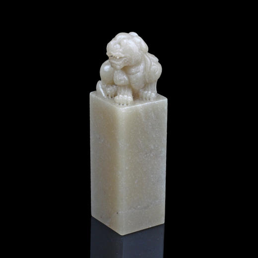 孤品012873:老性丹东石貔貅钮大方章-3.9*3.8*13.7cm 商品图3