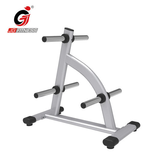 【塑形器械】6801杠铃片架哑铃片杆大小孔存储放置架家用商用健身房收纳整理架 商品图2