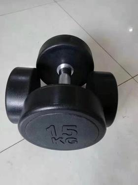 【塑形器械】精工哑铃包胶举重哑铃
