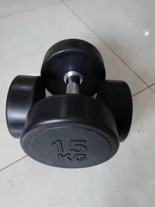 【塑形器械】精工哑铃包胶举重哑铃 商品图0
