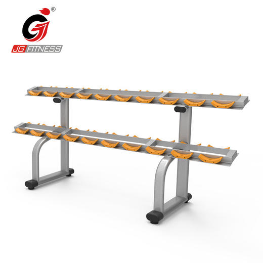 【塑形器械】6802哑铃架健身房双层立式哑铃置物架商用家用私教工作室器材厂家 商品图4