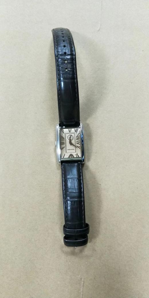 723763193245  EMPORIO ARMANI 阿玛尼手表女士复古方型皮革表带石英手表AR1637（可能没电）(瑕疵看图） 商品图6