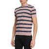 PRADA 普拉达 男士条纹圆领短袖针织衫 混色 UMA173 1D4E F0442 商品缩略图1