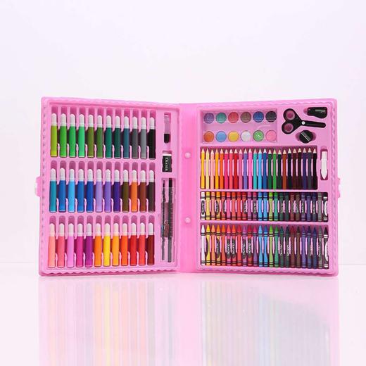 【150件套】开学季150画笔套装儿童美术绘画水彩笔 儿童蜡笔礼物油画棒笔刷-春艺D仓 商品图1