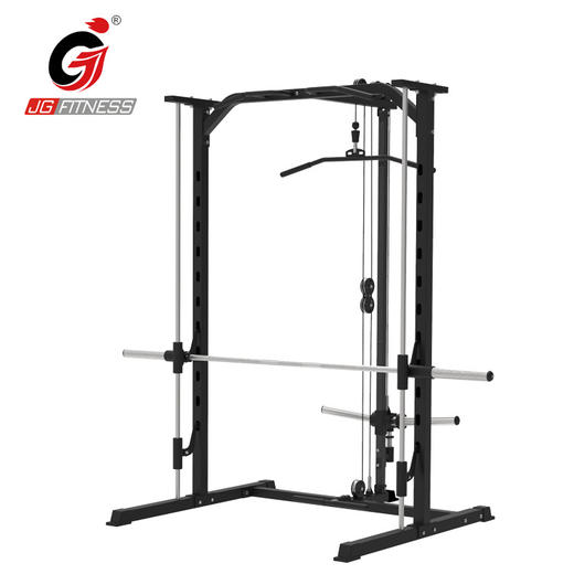 【塑形器械】简易史密斯 家用商用多功能力量综合训练器 高低拉训练 商品图0