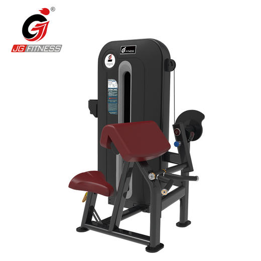 【塑形器械】E6825商用力量健身房室内45度肱二头肌综合训练器二头肌屈伸器材 商品图1