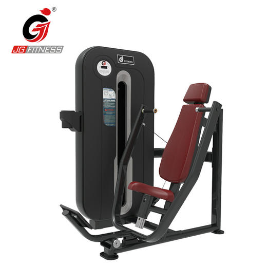【塑形器械】E6820坐姿推胸健身房商用室内力量坐式胸部推举训练器械厂家批发 商品图0