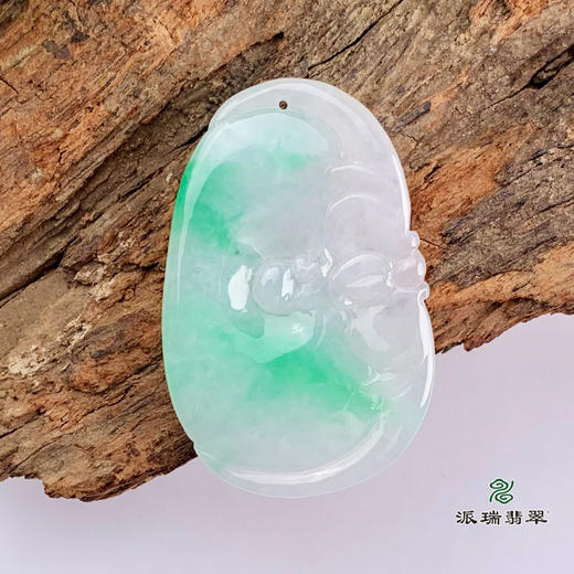 派瑞翡翠 翡翠挂件 糯种 飘花 商品图4