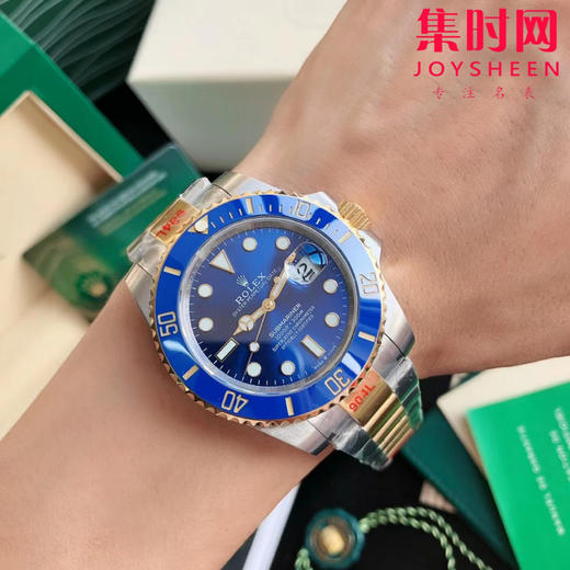 新到货！劳力士升级版间金蓝水鬼 潜水表
搭载进口西铁城 商品图7