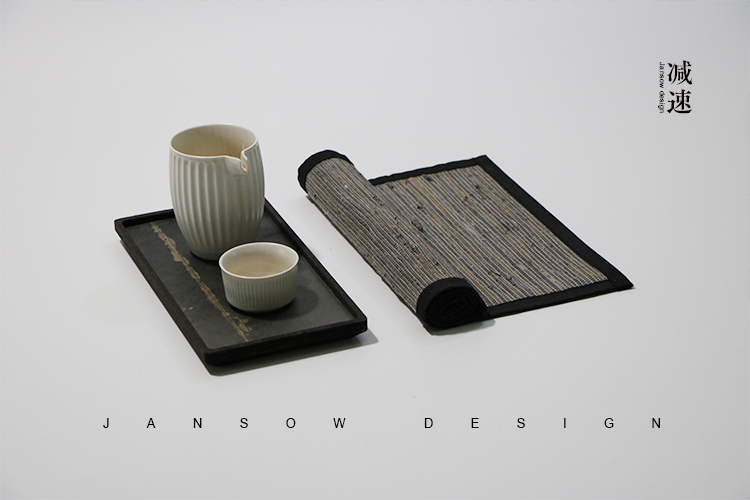 茶席—黄麻渐变染色（3-5工作日发出）○ 减速