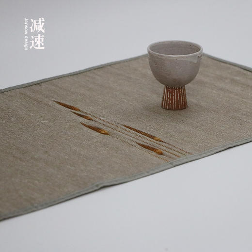 茶席—夏花【兔尾草+亚麻】（3-5工作日发出）○ 减速 商品图3