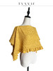 TYNVIE 花边装饰斗篷式短上衣-黄色 商品缩略图1