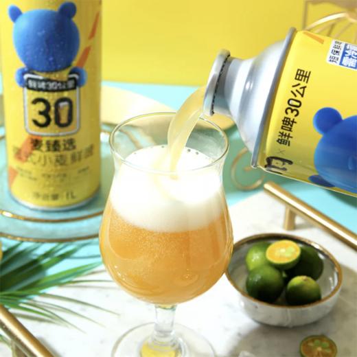 麦德龙 麦臻选x鲜啤30公里德式小麦鲜啤 1L 商品图6