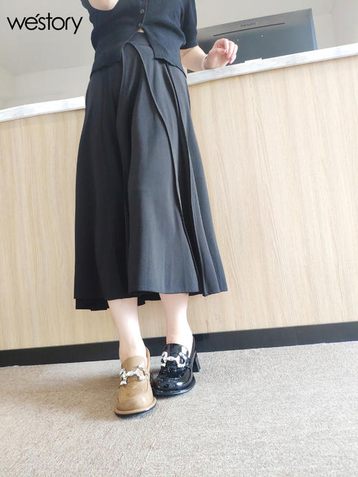 Westory22年早秋新款通勤百搭玛丽珍深口乐福鞋72821 商品图4