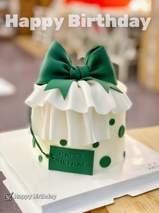 网红精致的蝴蝶结蛋糕，全部翻糖巧克力制作，蛋糕装饰全部可食用，需提前48小时以上预订 商品图4