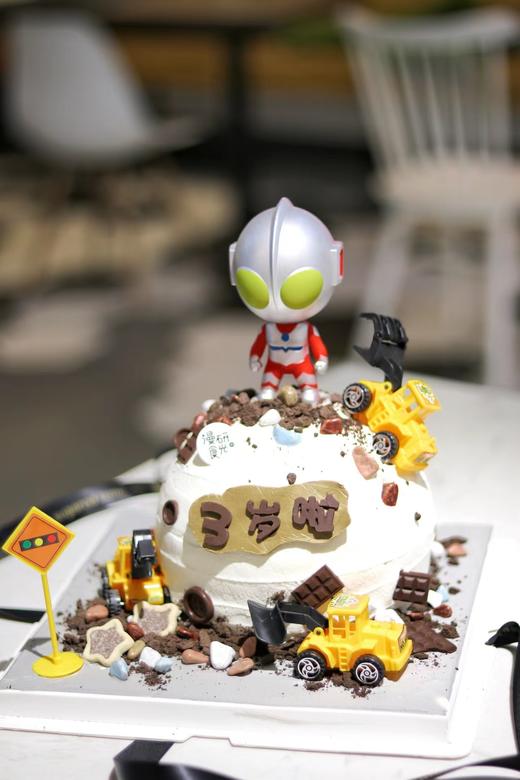 【生日蛋糕】圆球形奥特曼款 商品图0
