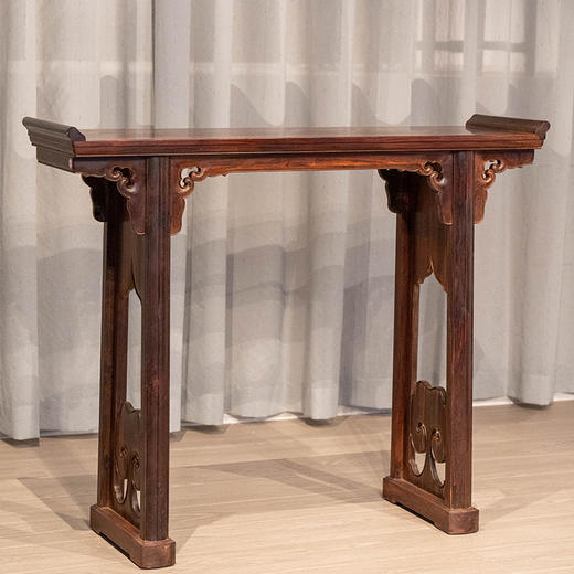 紫檀夹头榫云纹翘头案 商品图4