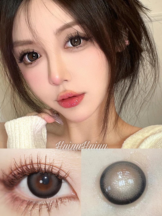 【大直径】EALLAGIRL-黑糖椰汁-14.5mm【年抛 0-800度 无525-575】 商品图0