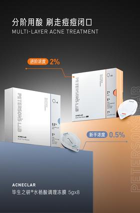 毕生之研水杨酸冻膜面膜复合酸果酸泥膜去黑头清洁面膜补水保湿